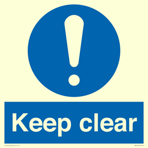 keep clear